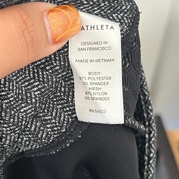 Athleta herringbone metro full length leggings tights womens size small - Picture 8 of 9